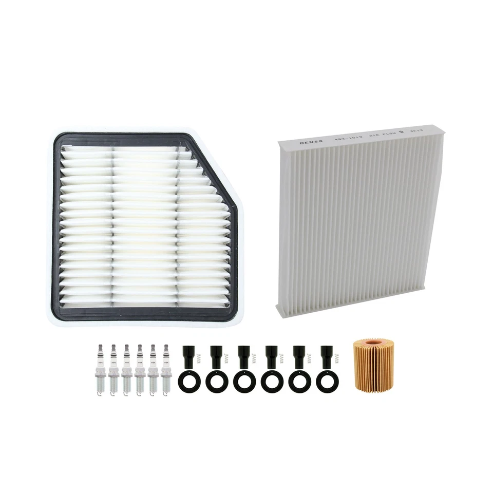 Kit de afinación Denso NGK 6 bujías y botas Kit para Lexus GS350 IS250 IS350 V6 Foto 2 de 2