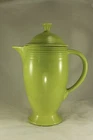 Vintage Fiesta 50's Color Chartreuse Coffee Pot Server Homer Laughlin Midcentury
