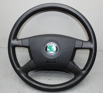 Lenkrad mit Modul 6Y0419091E, 122421200, 61305245D Skoda Fabia I 6Y Bj.03 - Bild 1 von 4