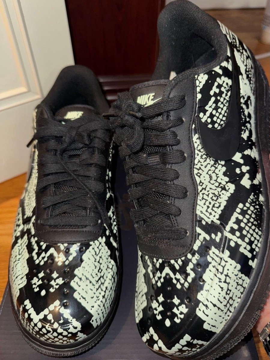 Size 10 - Nike Air Force 1 Foamposite Pro Cup Glow Snakeskin