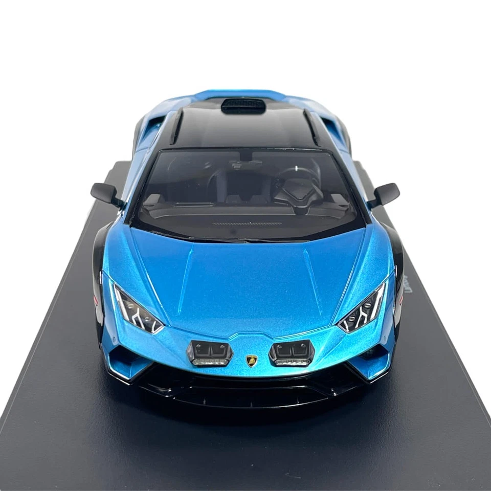Modellino Auto Top Speed 1/18 Lamborghini Huracan Sterrato Blu Aegir - Immagine 2 di 4