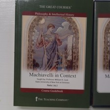 Great Courses Machiavelli in Context Parts 1 & 2 William R. Cook