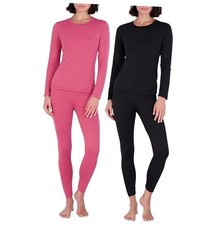 4 Piece: Womens Thermal Underwear Set - Thermal Underwear Large Standard Set 5