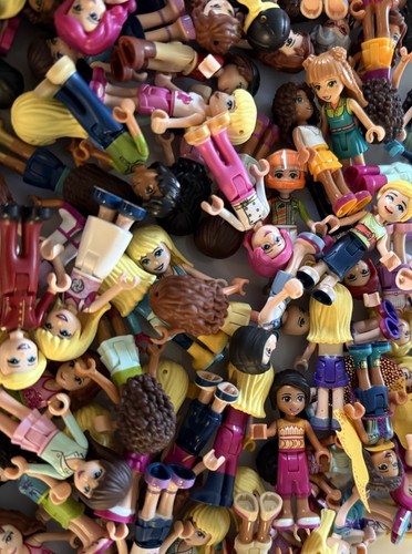 Lego 100 x Amigos Minifigura Paquete JobLot, Niños, Hombres, Emma, Olivia, Andrea Etc - Imagen 6 de 6