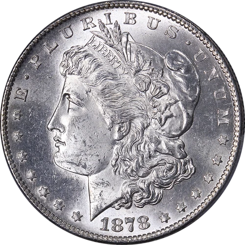 1878-S Morgan Silver Dollar PCGS MS63 Great Eye Appeal Strong Strike