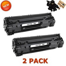 2PK 78A CE278A Toner Cartridge Compatible for HP LaserJet Pro P1606dn M1536dnf