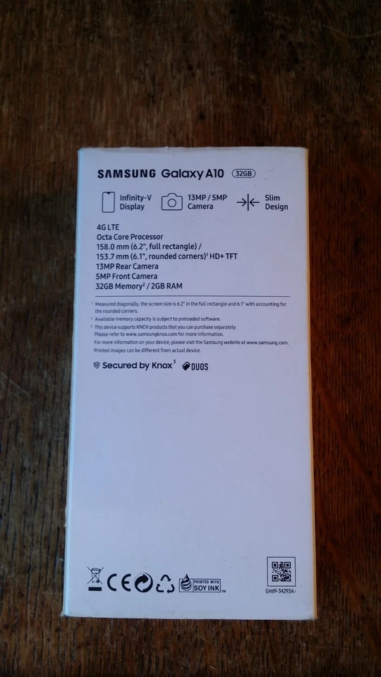 SAMSUNG GALAXY A10 32MB - BLUE - BOXED - VERY GOOD CONDITION HARDLY USED - Image 3 of 4