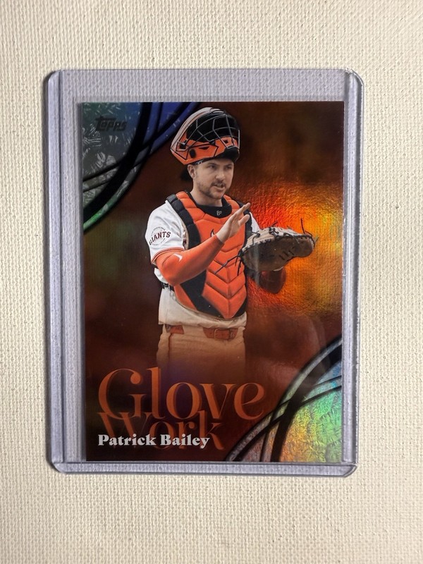Topps Glove Work 2026 Patrick Bailey San Francisco Giants Insert #GW-33