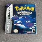 Pokemon: Sapphire Version (Game Boy Advance, 2003) CIB Complete TESTED