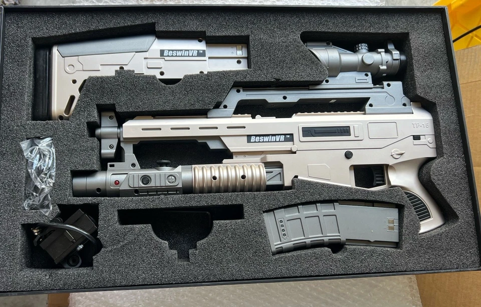 Beswin Haptic VR P90 Scar Gold Version With NIB Vive VR Tracker - Image 2 of 2