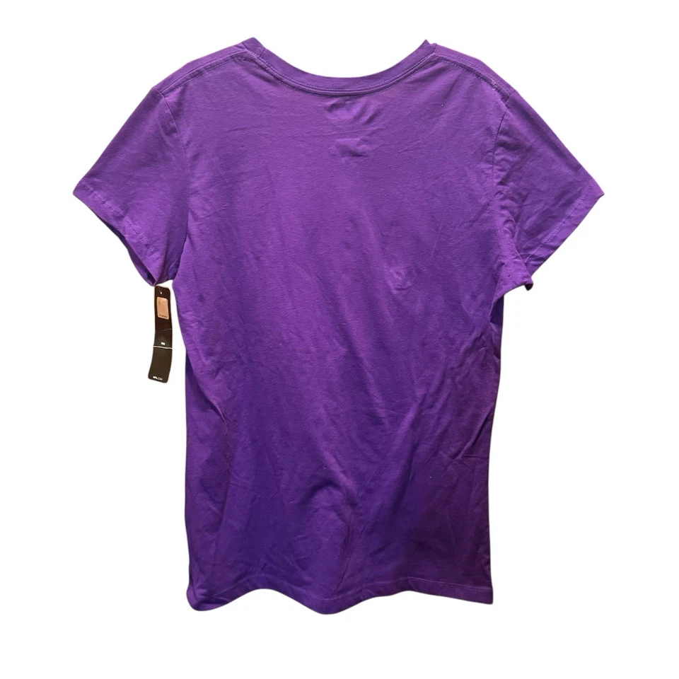 Camiseta de fútbol americano Team Apparel Minnesota Vikings para mujer grande púrpura brillante NUEVA Foto 2 de 4