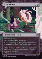 Stab Wound 36/103 Foil - Wilds of Eldraine: Enchanting Tales