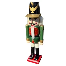 Vintage 20 inch hand painted wooden nutcracker from the Nutcracker Suite