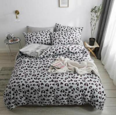 3D Schwarzes Muster ZHUC4151 Bett Kissenbezüge Decke Bettdecke Abdeckung Set