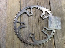 BIKE BICYCLE REAL DESIGN CHAINRING 42T 94 BCD CLASSIC VINTAGE MTB MADE USA NOS