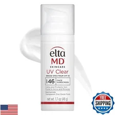 EltaMD UV Clear Face Sunscreen SPF 46, Oil Free for Face with Zinc Oxide, Der