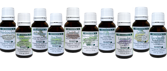 Special Set of 10 Pure Essential Oils (Basic Kit) - 0.5 fl oz (15 ml) each