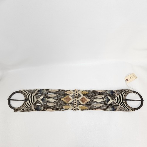 Handwoven 29” Horse/Alpaca Cinch Mexico 1920s-1930s Old Antique - 第 1/15 張圖片