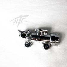 HAYABUSA CHROME OEM REAR BRAKE MASTER CYLINDER 2014 SUZUKI HAYABUSA