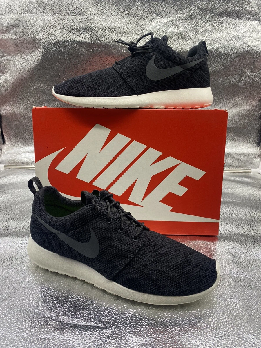 Roshe Run BLACK ANTHRACITE SAIL 511881-010 Running shoes Mens SIZES eBay