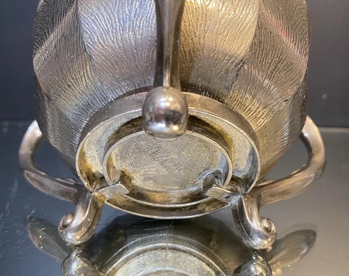 Italian Pewter 3-Candle Lite Centerpiece...Unusual...Nicely Crafted...No Issues - Picture 4 of 12