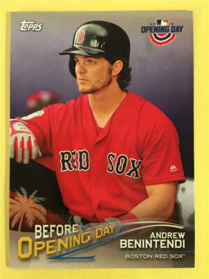 2018 Topps Before Opening Day Insert #BOD-AB Andrew Benintendi Red Sox