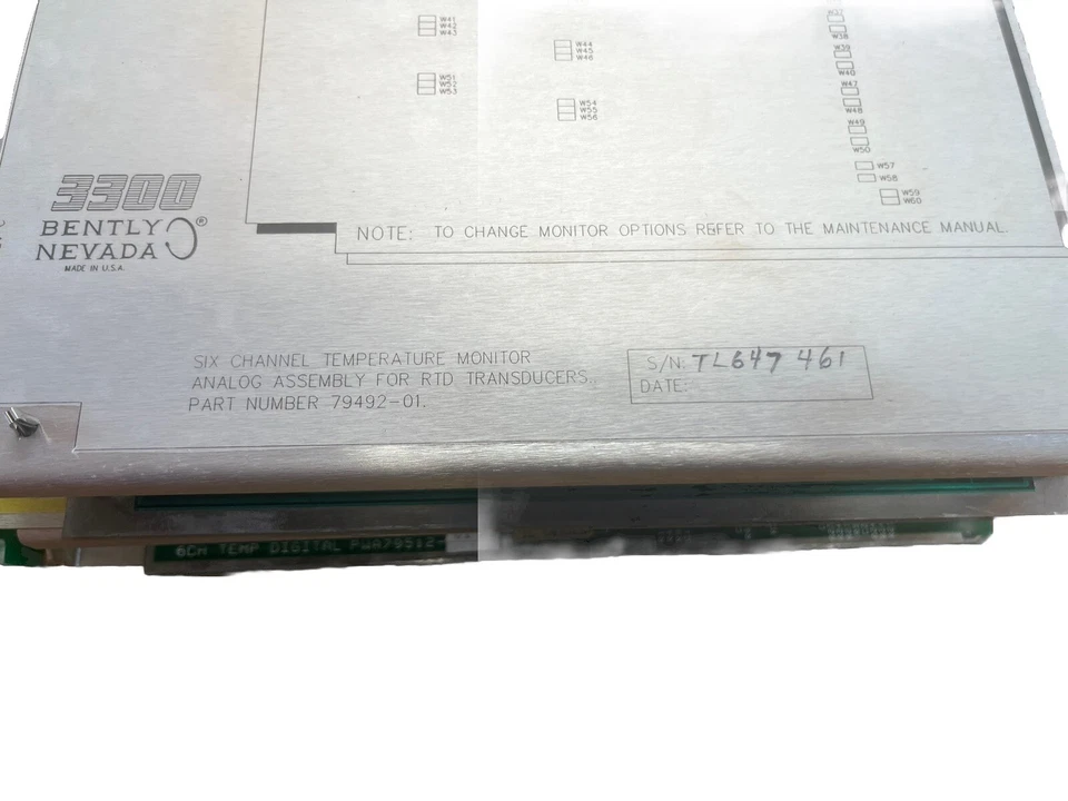 Bently Nevada 3300/35 Six Channel Temp Monitor - Image 2 of 4