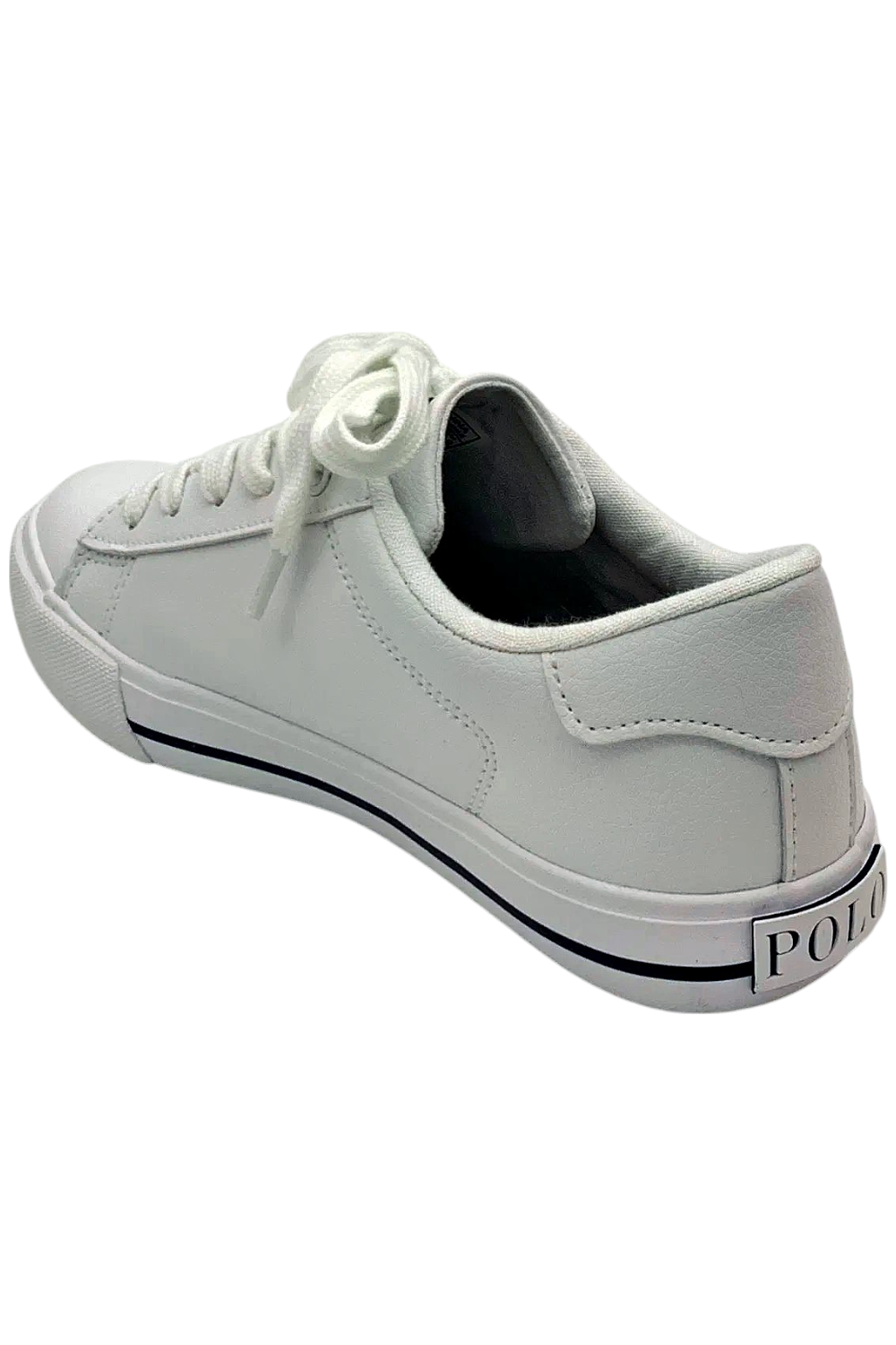 Polo Ralph Lauren bambino ragazza Easton sneaker bianco caduto giocatore di pony