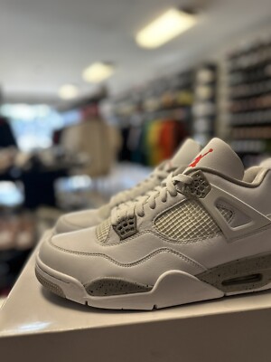 Nike Air Jordan 4 IV Retro Tech White Oreo 2021 CT8527 100 Men's