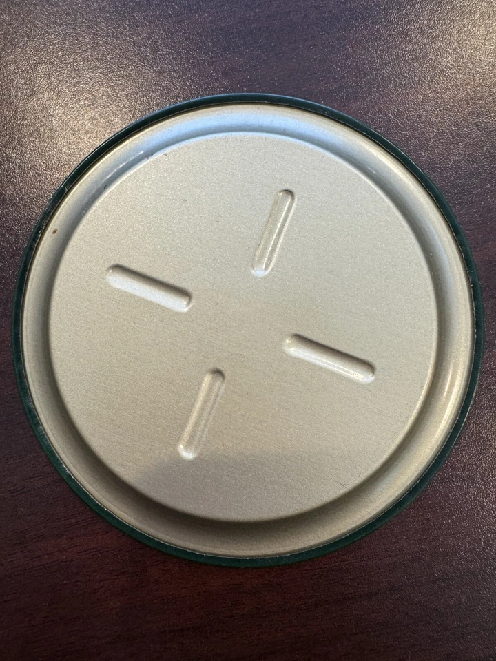 Lot of 4 (3.5" Diameter) Green COCA-COLA Metal Drink Coasters - Image 4 of 4