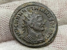 Roman Maximianus 286-310 AD Billon Antoninianus 3.47g, 22mm RCV 13115.  #43