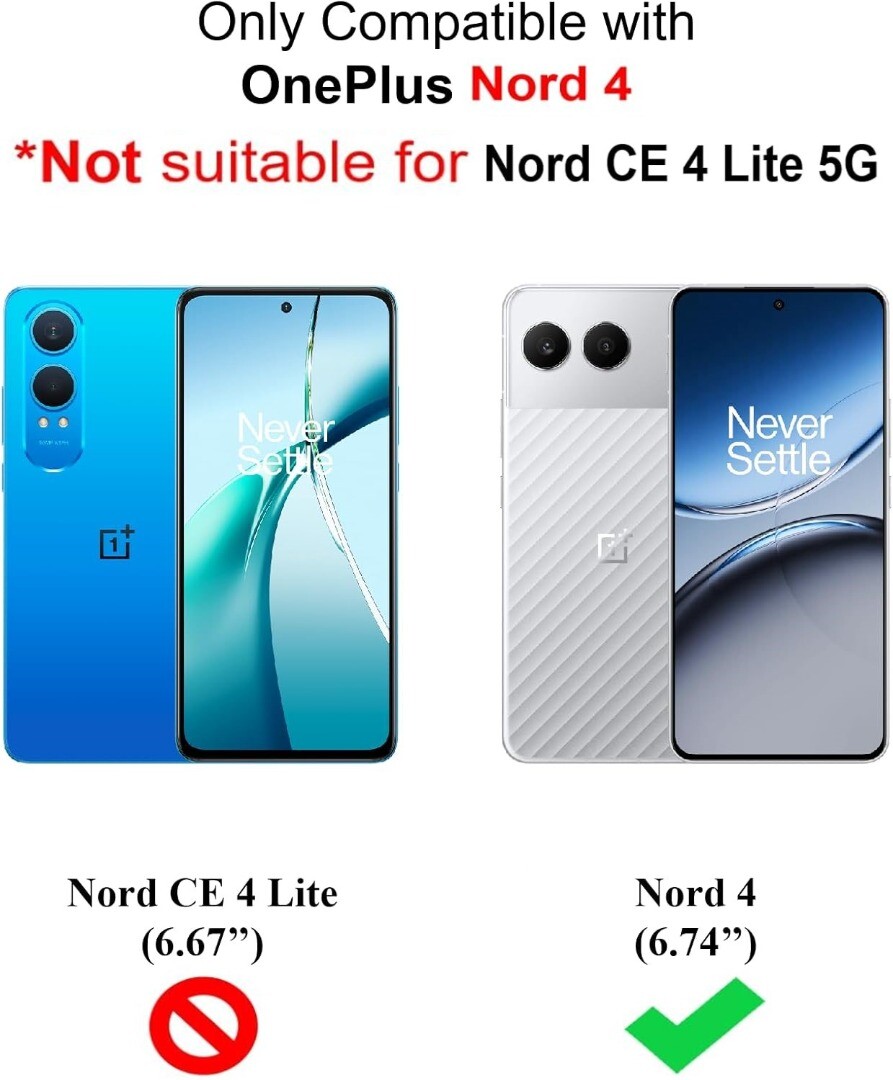 DEDUX Hülle Für OnePlus Nord 4 5G – Farbverlauf Glas & TPU, Rot/schwarz, Kratzfest