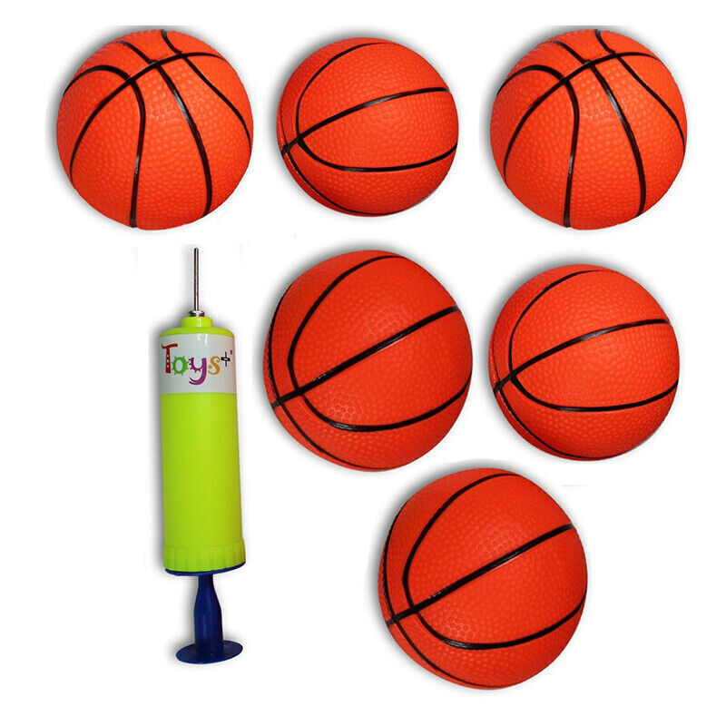 6PCS Small Mini Children Inflatable Basketballs With Pump Kids Sports Toy eBay