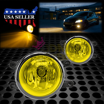 2008-2013 Lexus IS Pair of Yellow Lens Lamp Fog Light Replacement Fit Grade T3
