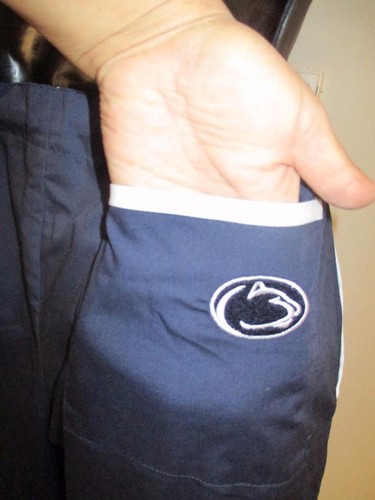 NEW Penn State Nittany Lions Unisex MENS Size S Small NURSE/DOCTOR Scrubs Pants - Picture 3 of 8