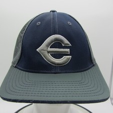 Epic E Youth Trucker Hat Baseball Cap Gray Blue Mesh Fitted Pacific Headwear