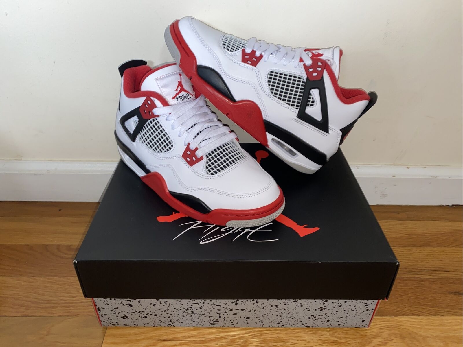 air jordan retro 4 fire red gs