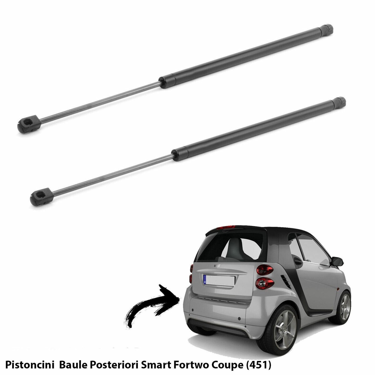 Misurare Duchessa Caldaia Ammortizzatori Smart Fortwo 451 Rifiuto Travestito Tra - Foto 4