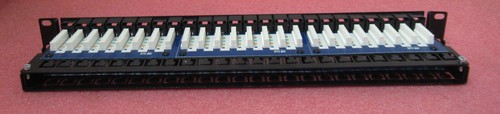 HellermannTyton CAT6 Unshielded 48 Port 1U Right Angled RJ45 Patch Panel Black - Photo 9/11