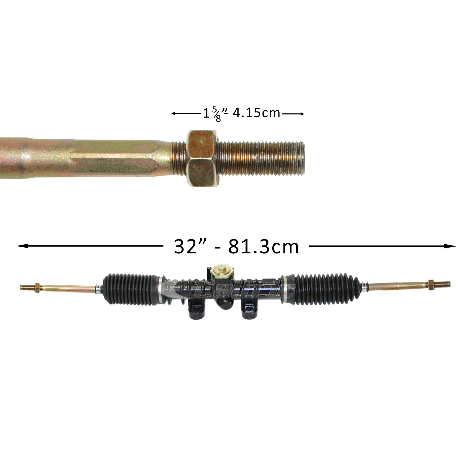 Steering Rack And Pinion W/Tie Rod End for Yamaha Rhino 700 YXR700F 4X4