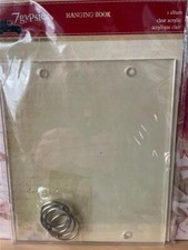 New 7GYPSIES HANGING ringed clear ACRYLIC ALBUM 3 6 X 7" SHEETS