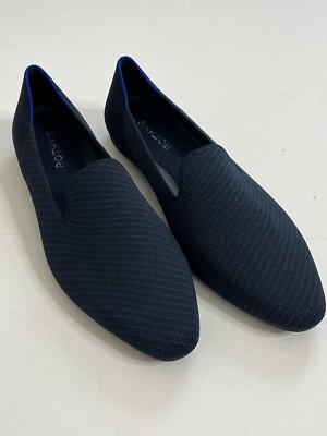 The Ravello Loafer in Navy | Men Rothys Navy Blue Size 12 Men\'s Slip-On Loafers display picture 1