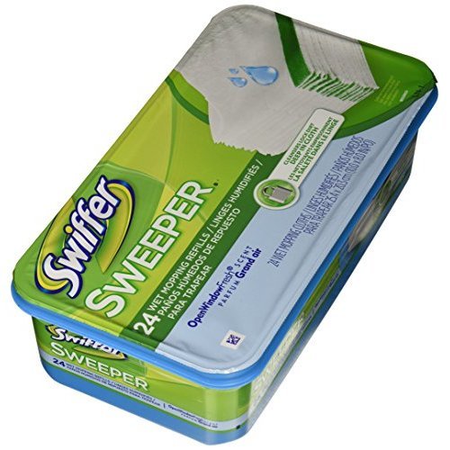 swiffer sweeper wet mopping cloth refill - open window fresh