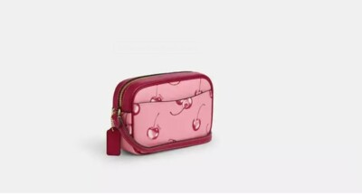 Coach Mini Jamie Camera Bag With Cherry Print NWT CR173