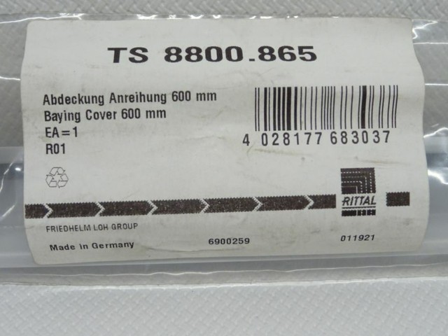 Rittal TS 8800.865 Cover Anreihung 600mm for sale online | eBay