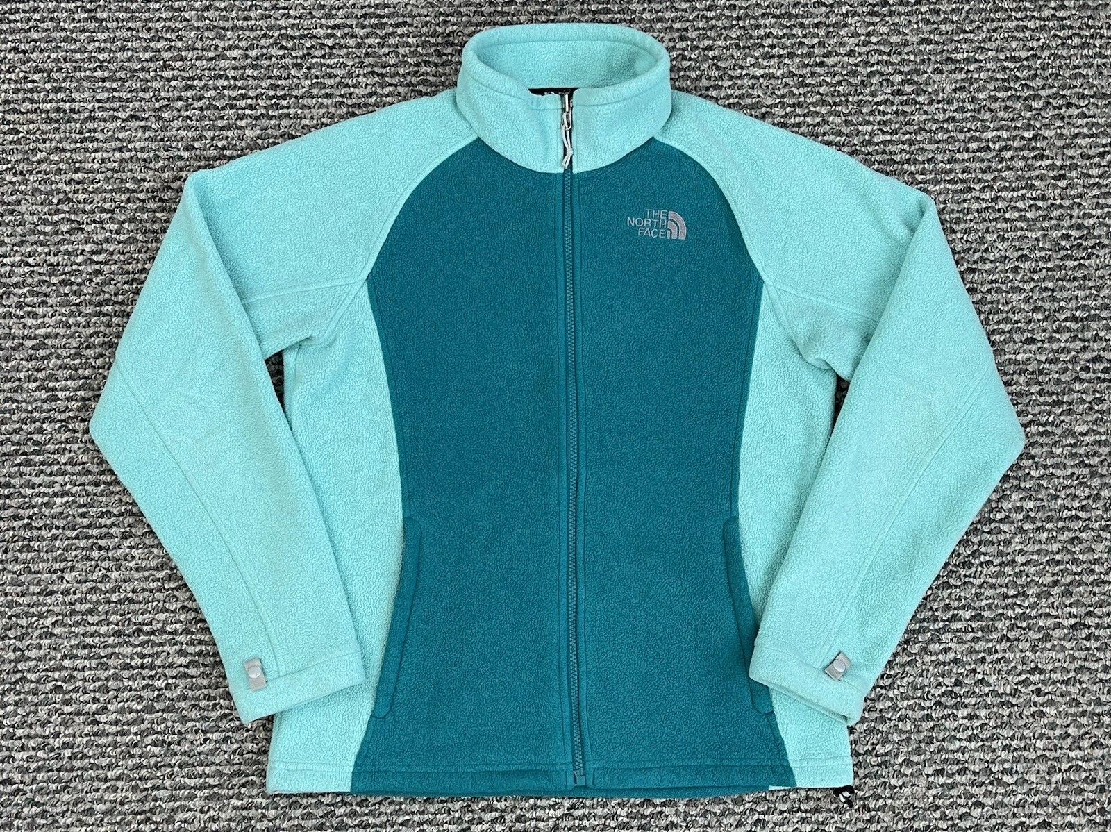 north-face zip fleece pockets light outdoor lined jacket