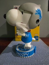 Detroit Lions Snoopy Peanuts FOCO Bighead Bobblehead- 10" Tall- #114 Of 150- NIB