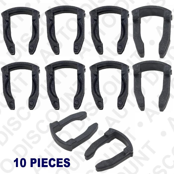 20 Clips De Retenue Conduite Carburant Ford - Plastique Rose - Référence 7L3Z9S317B