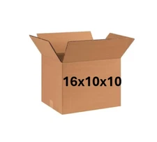 16" x 10" x 10" CARDBOARD BOX - 200 lb  - SINGLE BOX