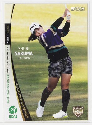 SHURI SAKUMA (93 Gen) - 2022 JLPGA Women's Golf Trading Card